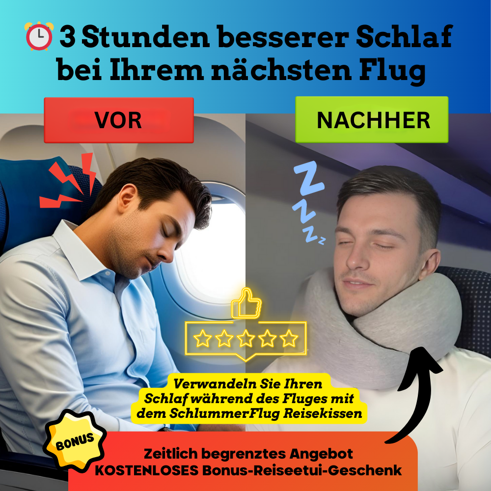 SchlummerFlug Reise-Nackenkissen
