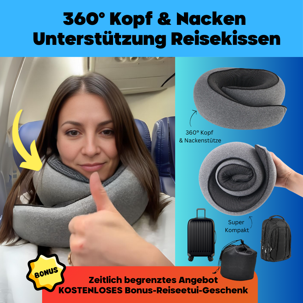 SchlummerFlug Reise-Nackenkissen