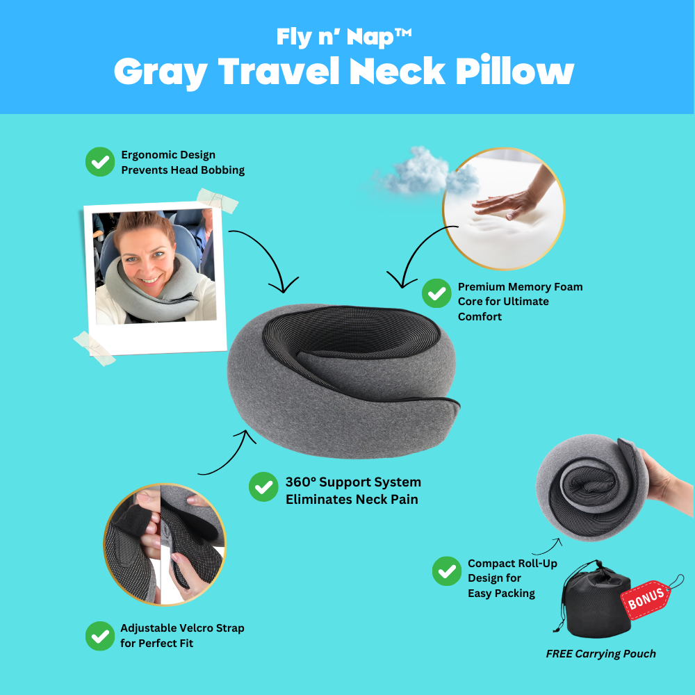 Fly n’ Nap Travel Neck Pillow