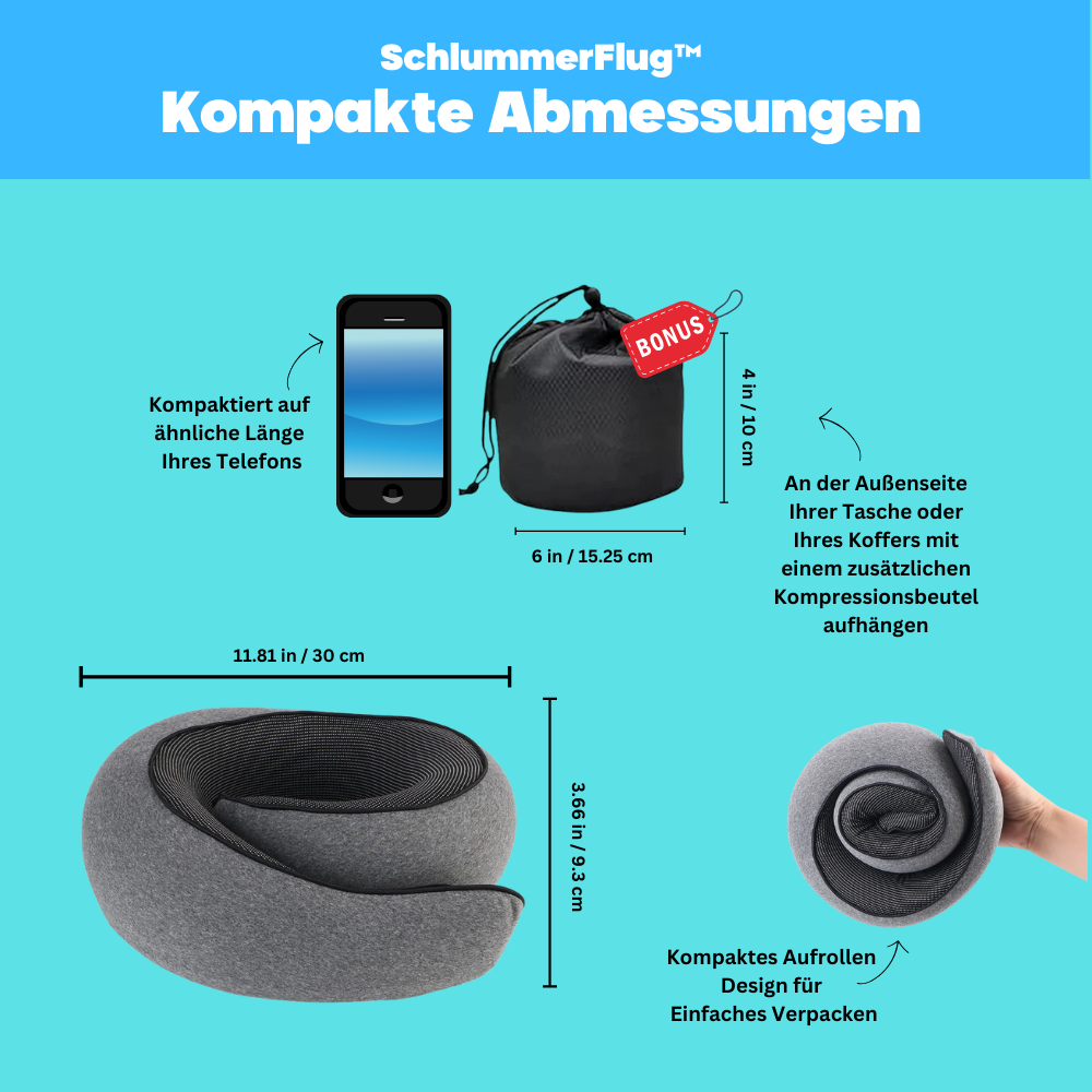 SchlummerFlug Reise-Nackenkissen