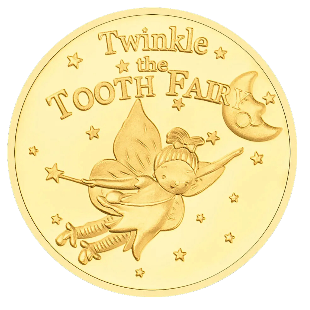 Gold Tooth Fairy Coin Collectible