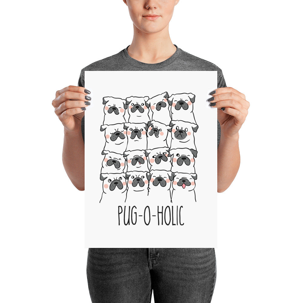 Pug-O-Holic pug art