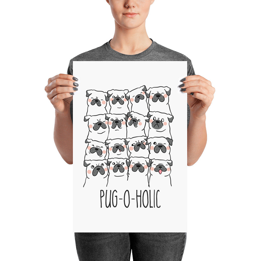 Pug-O-Holic pug art