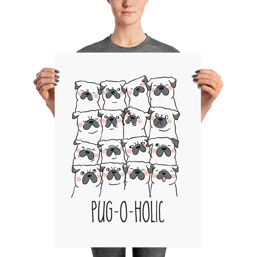 Pug-O-Holic pug art