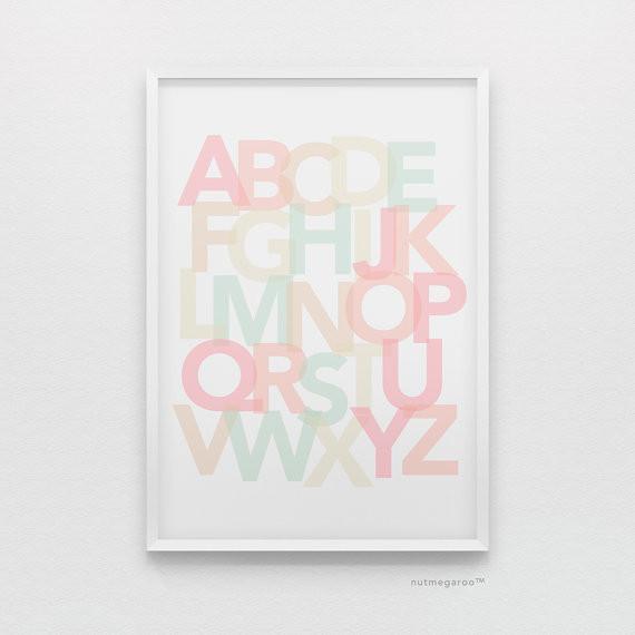 Kids Alphabet Poster