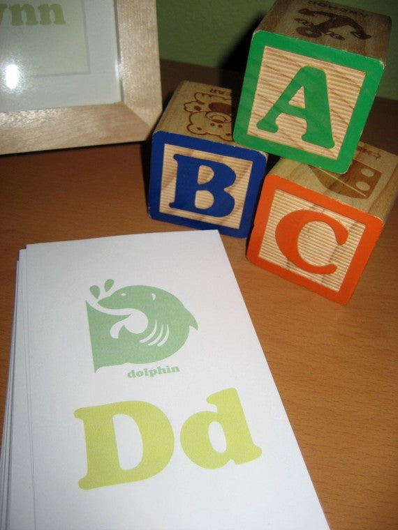 alphabet flash cards to print