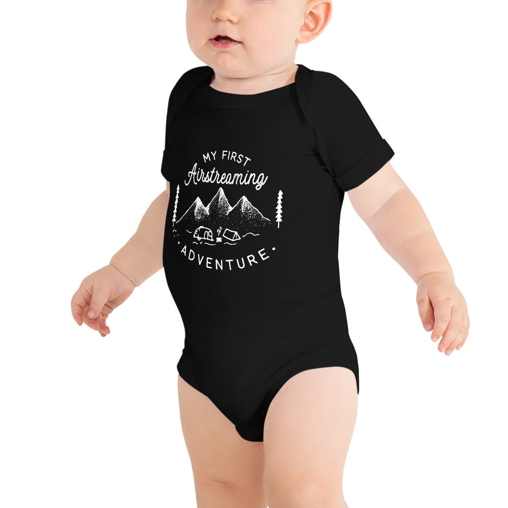 My First Airstreaming Adventure camping Baby Onsie Bodysuit