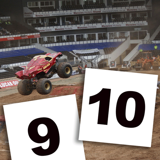 monster truck printable party decor