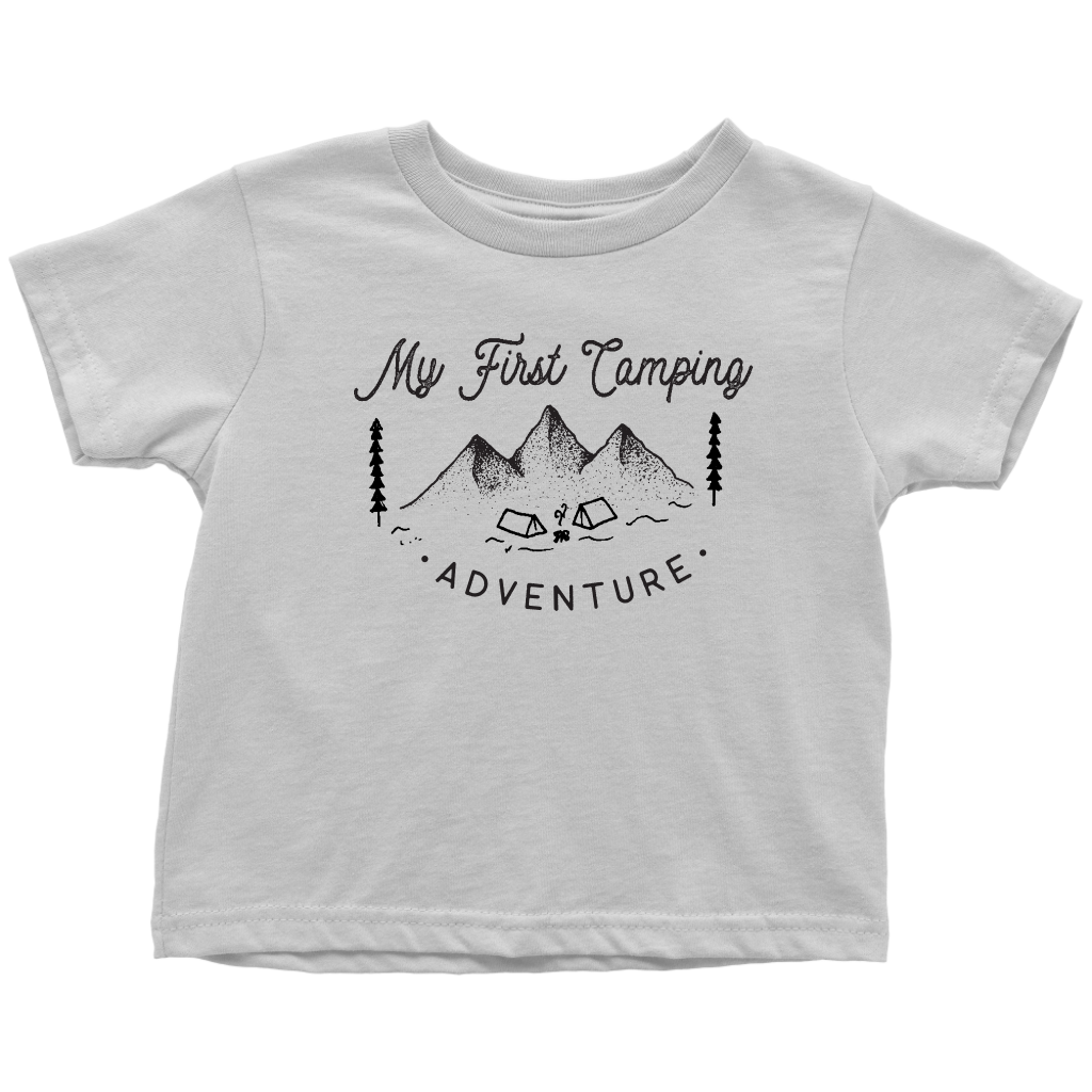 My First Camping Adventure Toddler T-shirt, Toddler Shirt