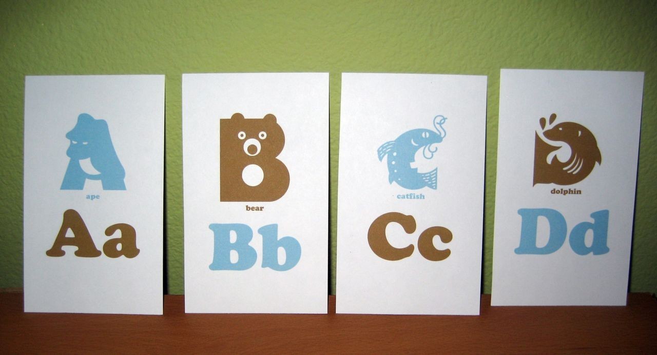 printable alphabet flash cards