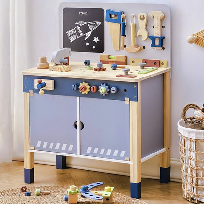 Lil' Garage Wooden Toy Workbench