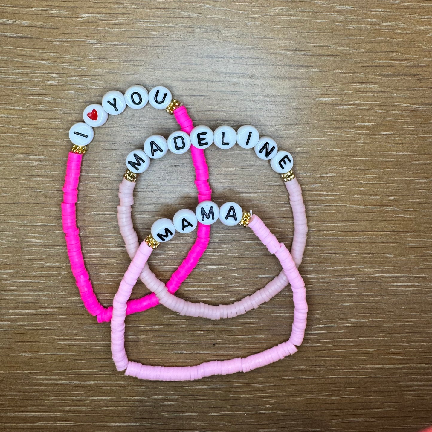 Girls Stacking Bracelets for Scouts