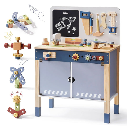Lil' Garage Wooden Toy Workbench