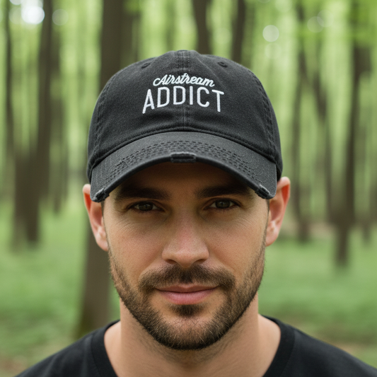 Airstream Addict Distressed Dad Hat Cap