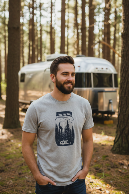 Airstreaming under the moon and stars Short-Sleeve Unisex T-Shirt