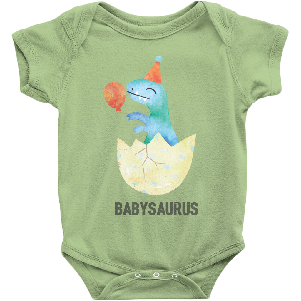 Babysaurus Dinosaur Birthday Matching Family Onesies