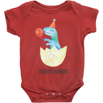 Babysaurus Dinosaur Birthday Matching Family Onesies