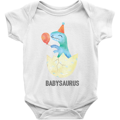 Babysaurus Dinosaur Birthday Matching Family Onesies