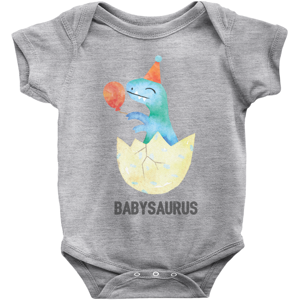 Babysaurus Dinosaur Birthday Matching Family Onesies