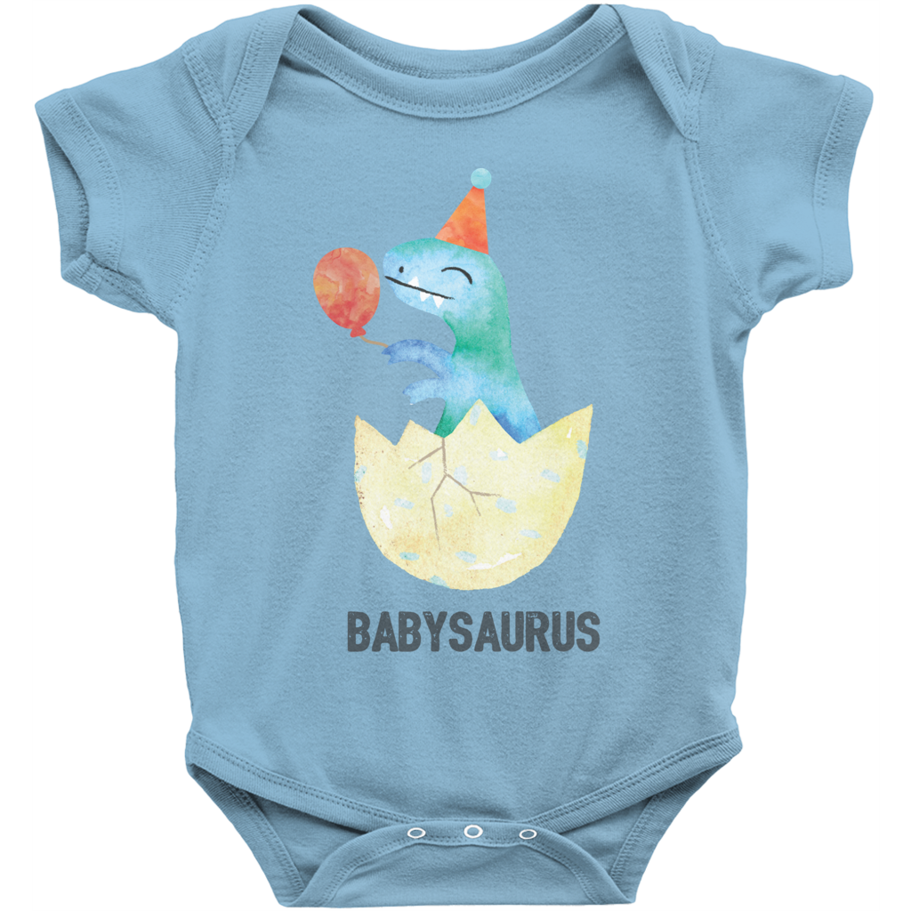 Babysaurus Dinosaur Birthday Matching Family Onesies