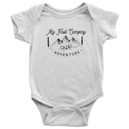 My First Camping Trip Baby Onsie, Baby Bodysuit, Baby Shirt