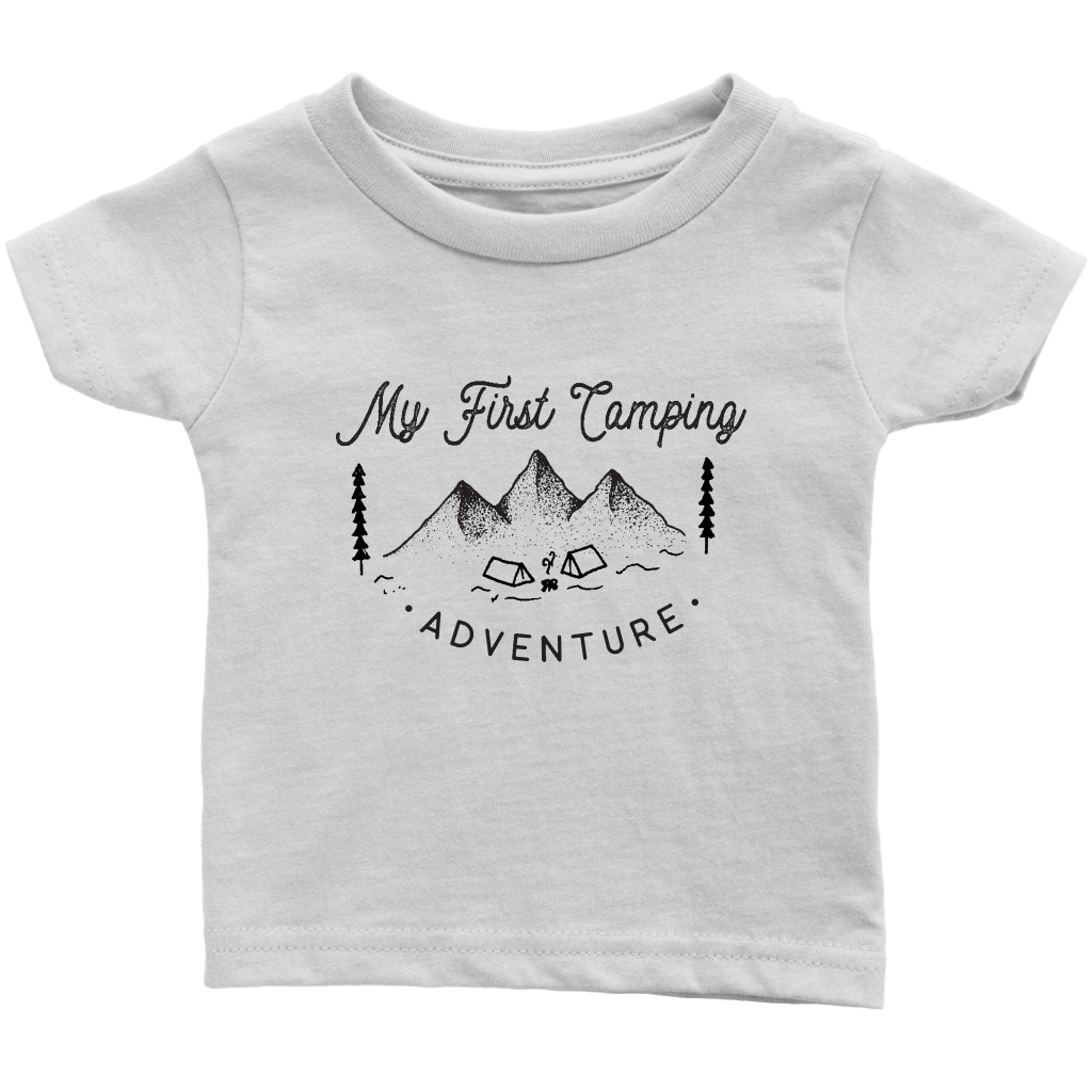 My First Camping Trip Infant T-shirt shirt