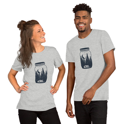 Airstreaming under the moon and stars Short-Sleeve Womens T-Shirt