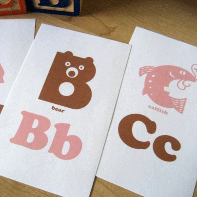 Alphabet Index Flash Cards Printable