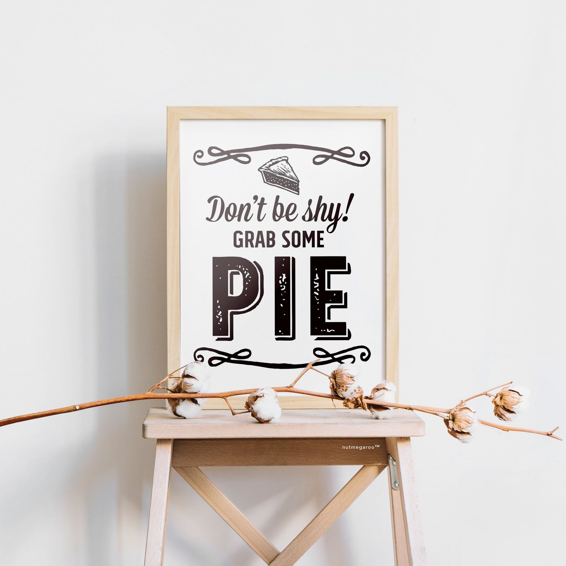 Pie Dessert Table Printable Sign