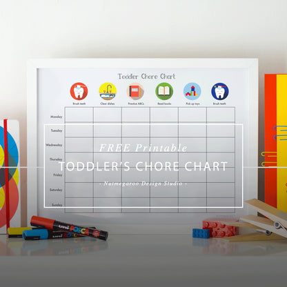 Free Printable Toddler Chore Chart