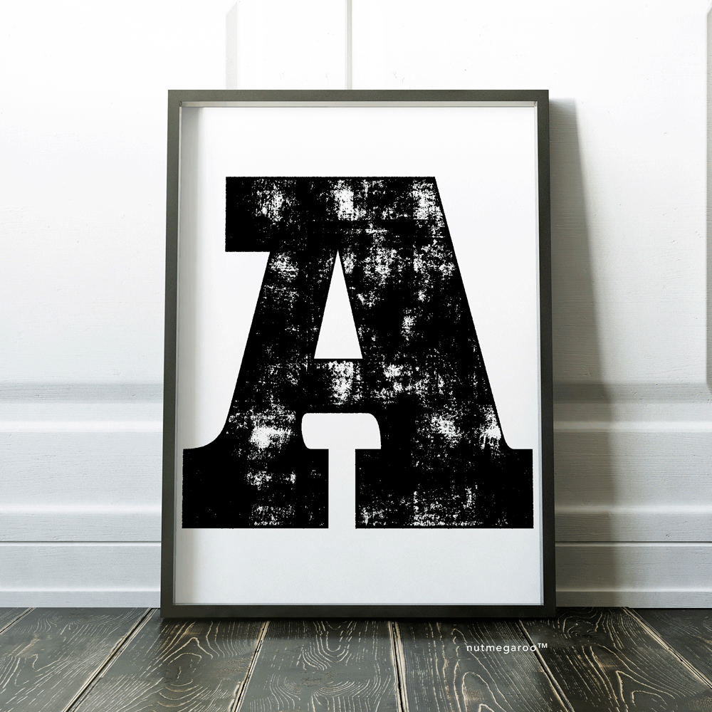 Vintage Letter A