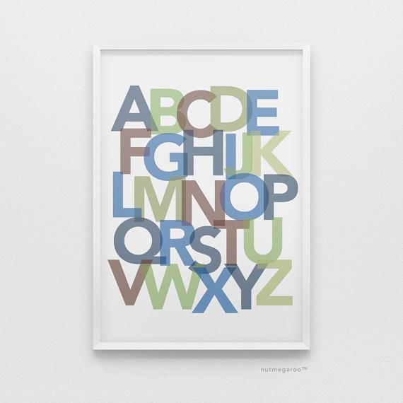 Alphabet-Poster für Kinder