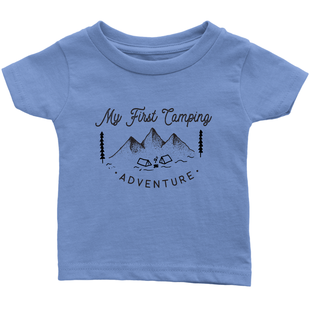 My First Camping Trip Infant T-shirt shirt