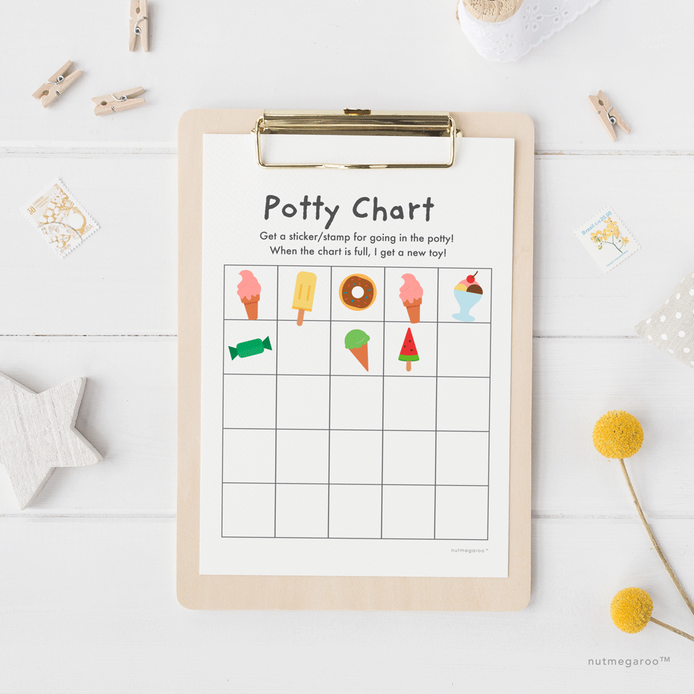 Potty Training Sticker Chart - Free Printable