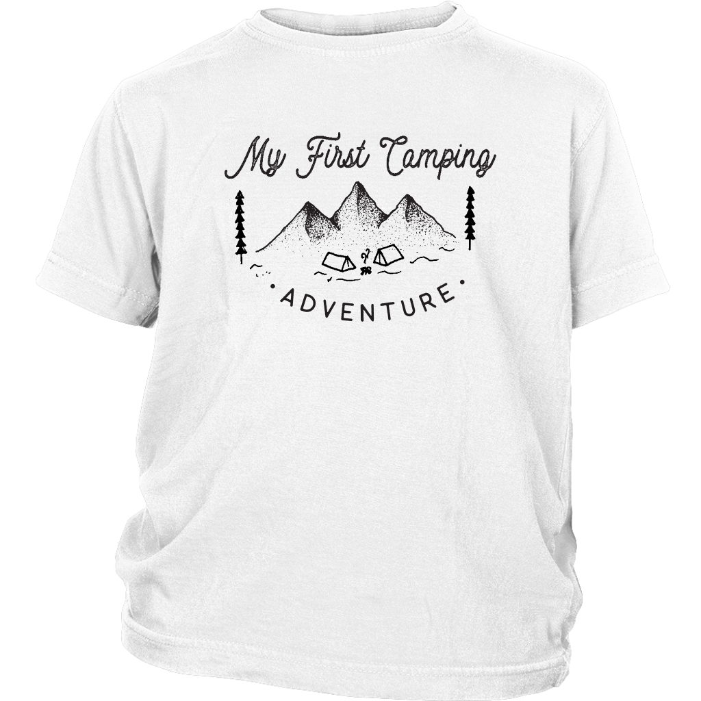 My First Camping Trip Shirt, My First Camping Youth T-shirt Shirt