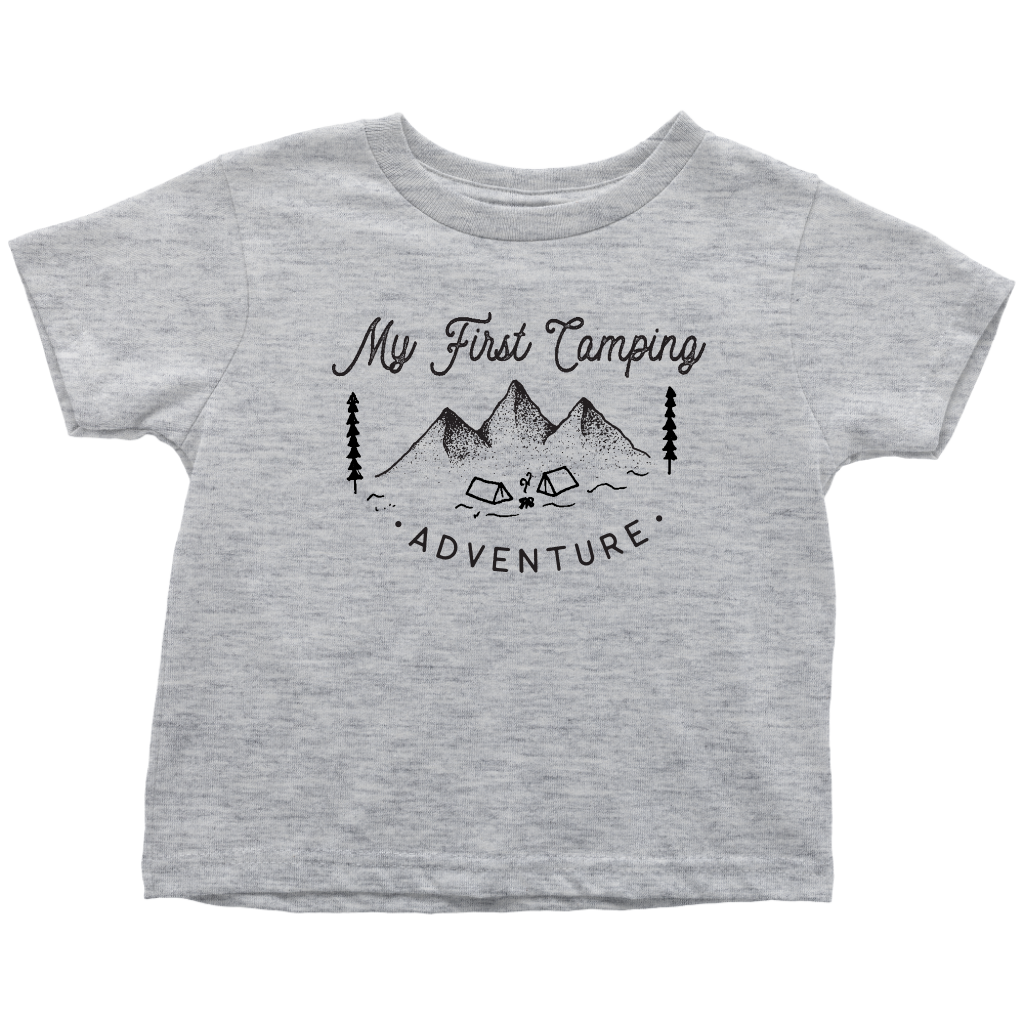 My First Camping Adventure Toddler T-shirt, Toddler Shirt