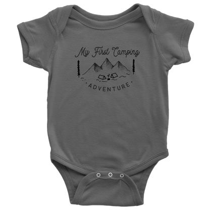 My First Camping Trip Baby Onsie, Baby Bodysuit, Baby Shirt