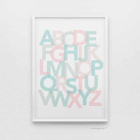 alphabet poster