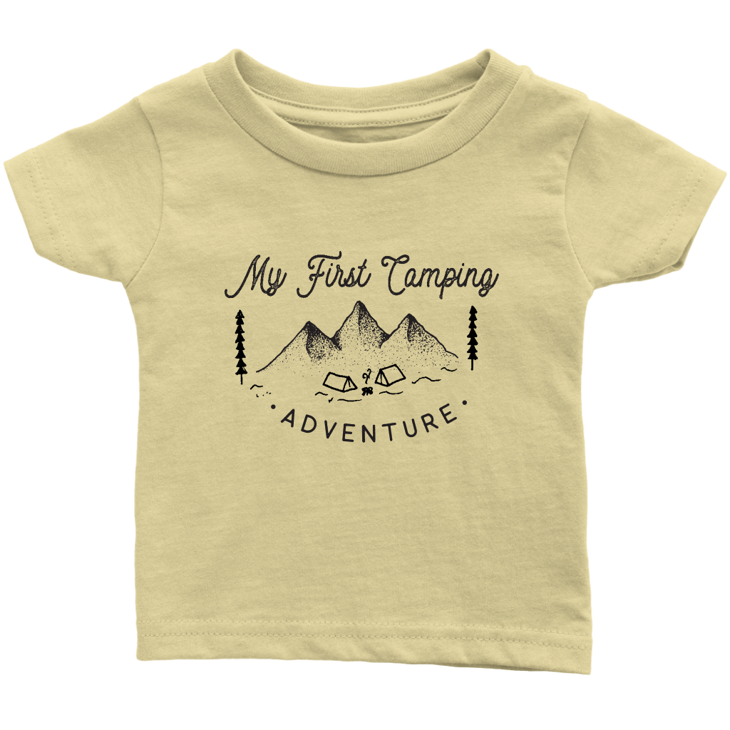 My First Camping Trip Infant T-shirt shirt