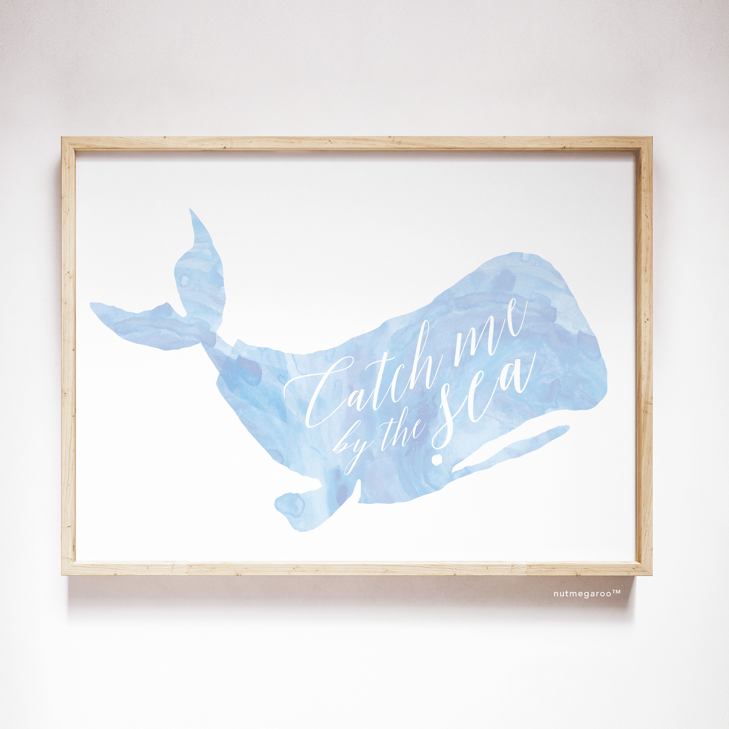 blue whale art, blue coastal wall art, blue beach wall art