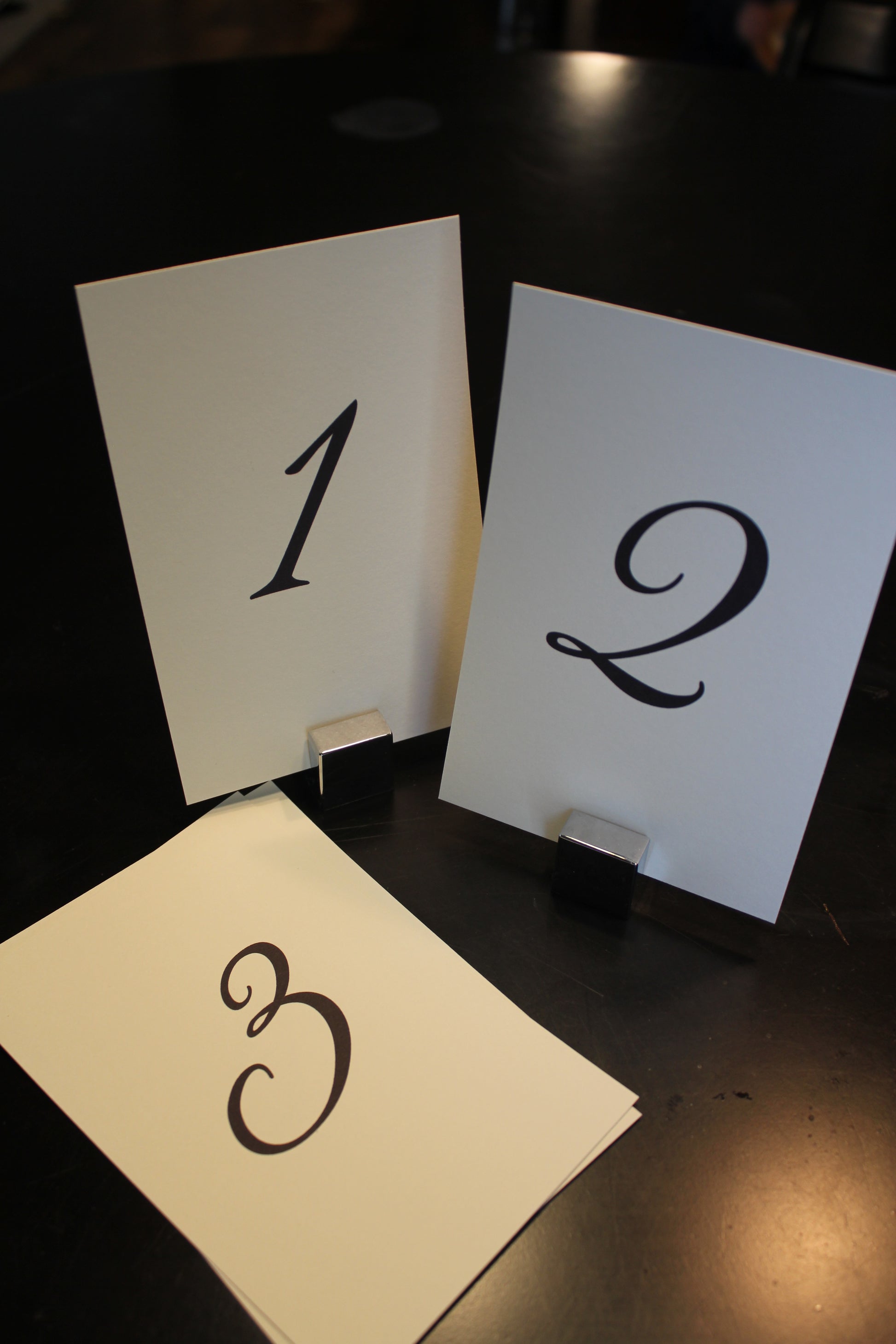 printable wedding table numbers