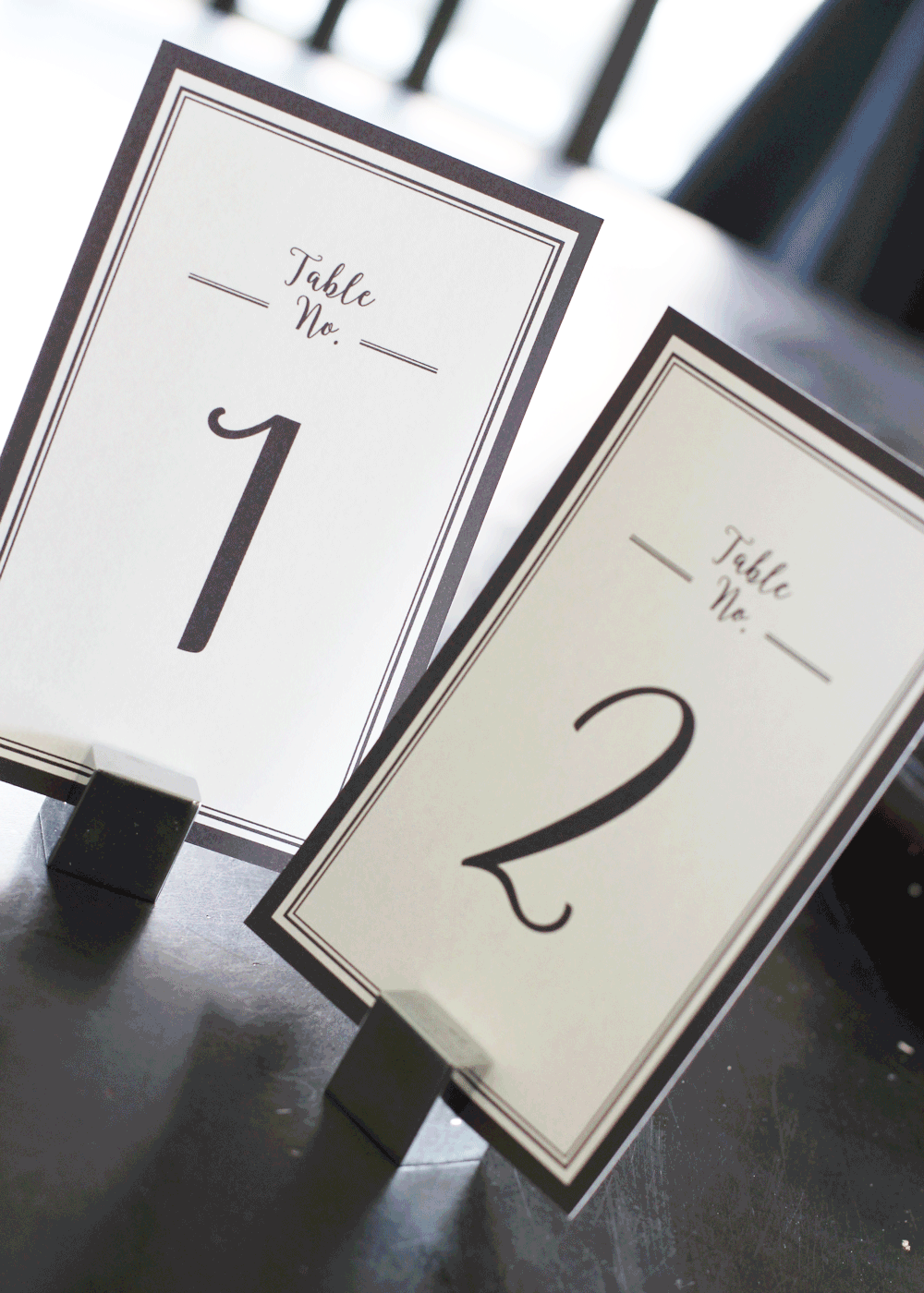 diy wedding table numbers printable