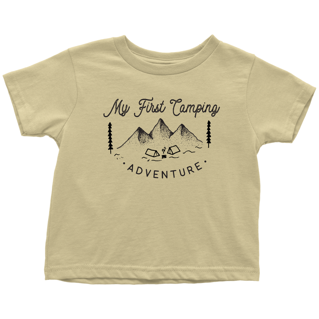 My First Camping Adventure Toddler T-shirt, Toddler Shirt