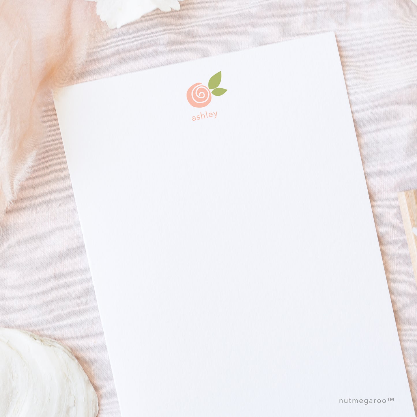 Rose Stationery, Printable Stationery, Girls Stationery, flower stationery