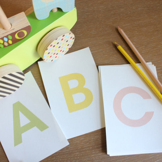 abc flash cards printable