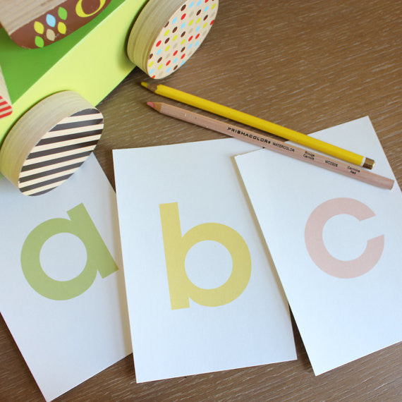 abc flash cards printable