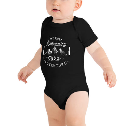 My First Airstreaming Adventure  camping Baby Onsie Bodysuit