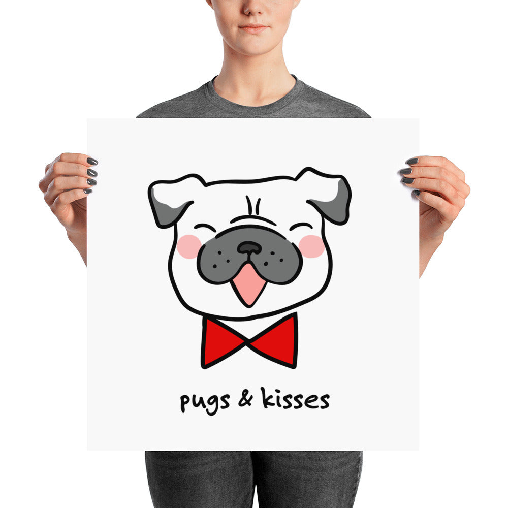 cute pug posters