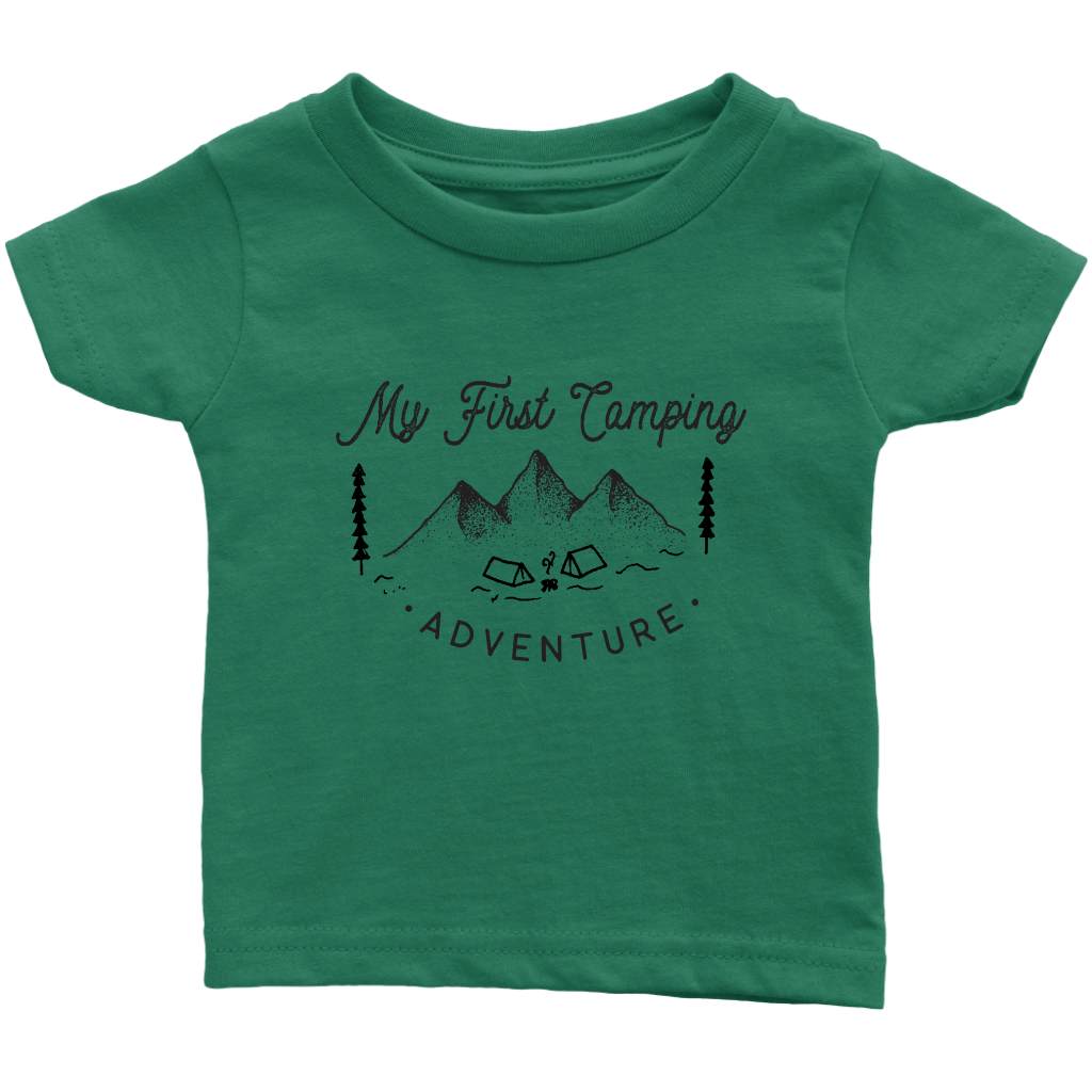 My First Camping Trip Infant T-shirt shirt