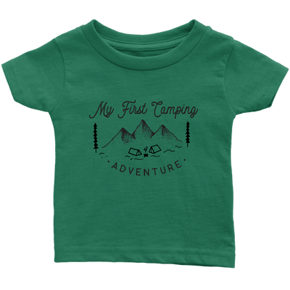 My First Camping Trip Infant T-shirt shirt